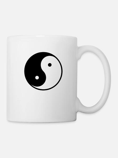 Ying und Yang - Tasse - Weiß
