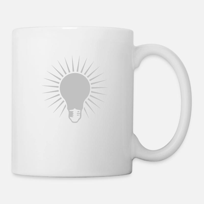 ampoule - Mug blanc - blanc