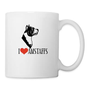 americanstaffy0d - Mug blanc - blanc - Droite