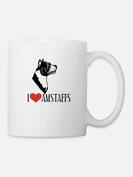 americanstaffy0d - Mug blanc - blanc