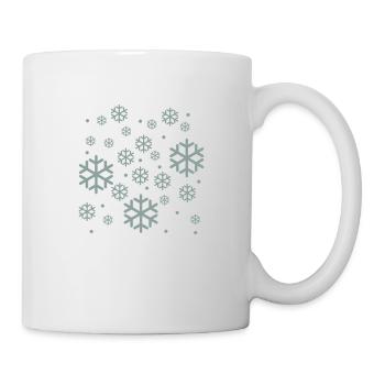 Schnee - Tasse - Weiß - Rechts