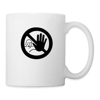 ARRÊT - Mug blanc - blanc - Droite