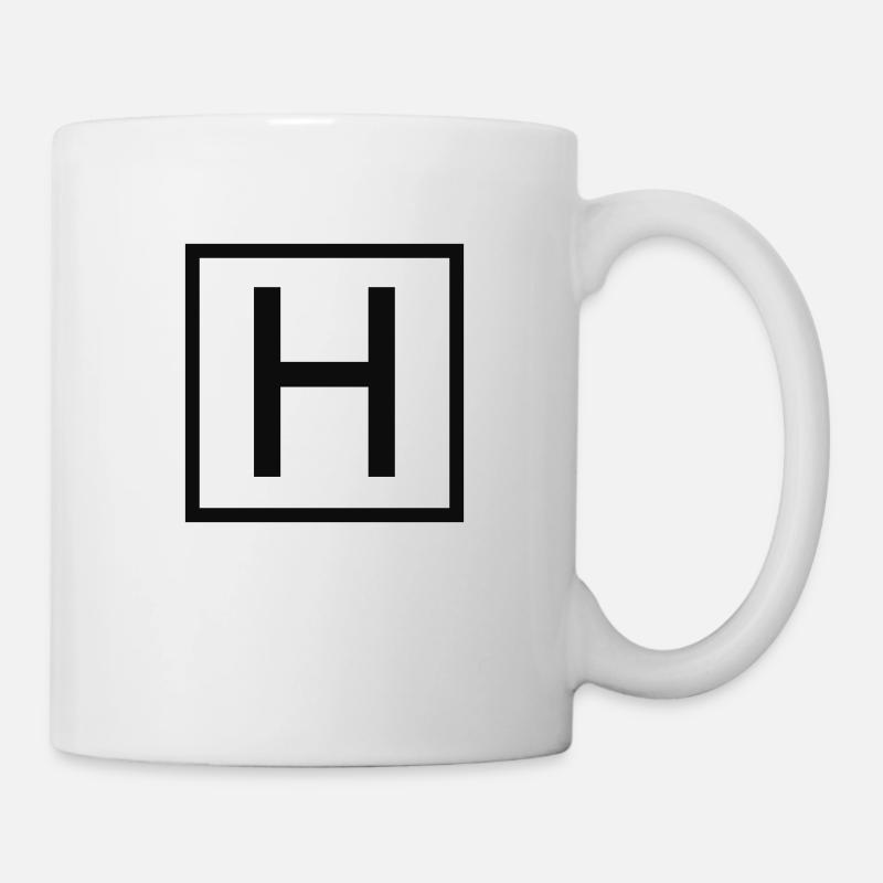 H - Tasse - Weiß