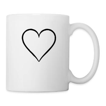 herz6 - Tasse - Weiß - Rechts