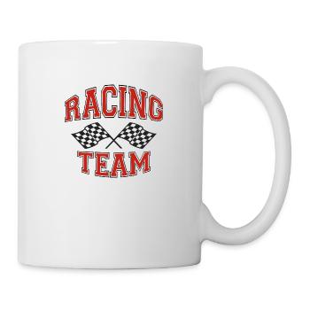 racing team - Mug blanc - blanc - Droite