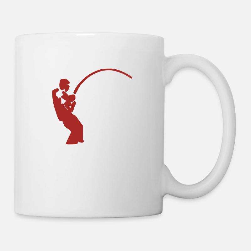 der angler von boddenhechte - Tasse - Weiß