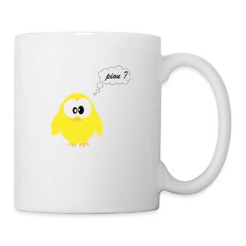 piou dev - Mug blanc - blanc - Droite