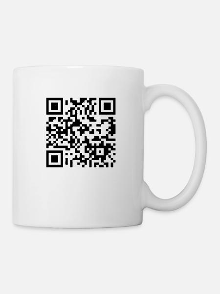 barcode3d - Tasse - Weiß