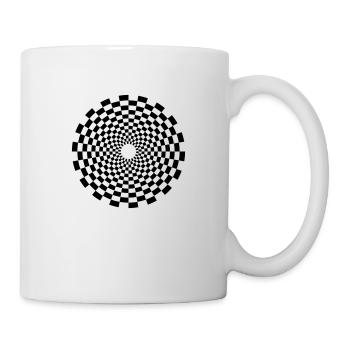 psychedelic_circle - Tasse - Weiß - Rechts