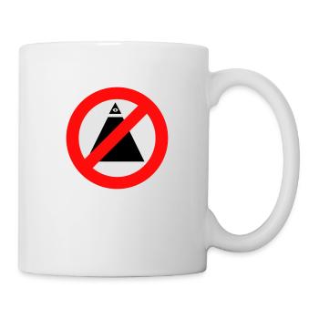 No-Illuminati - Mug blanc - blanc - Droite