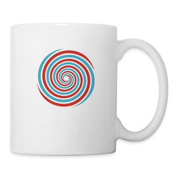 spirale2farben2 - Mug blanc - blanc - Droite