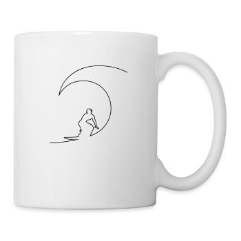 Surf - Mug blanc - blanc - Droite