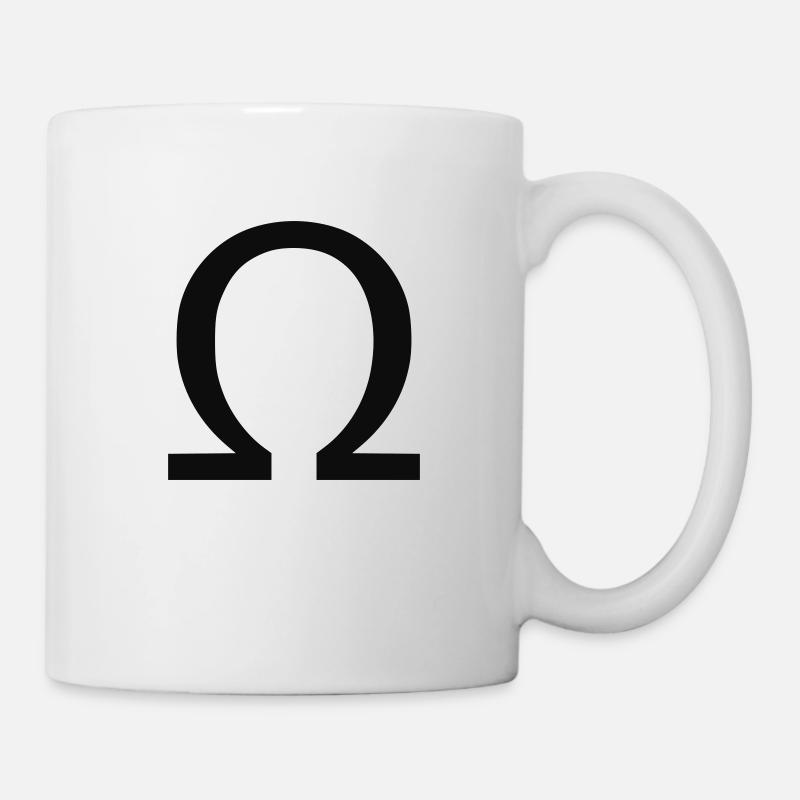 Oméga - Mug blanc - blanc