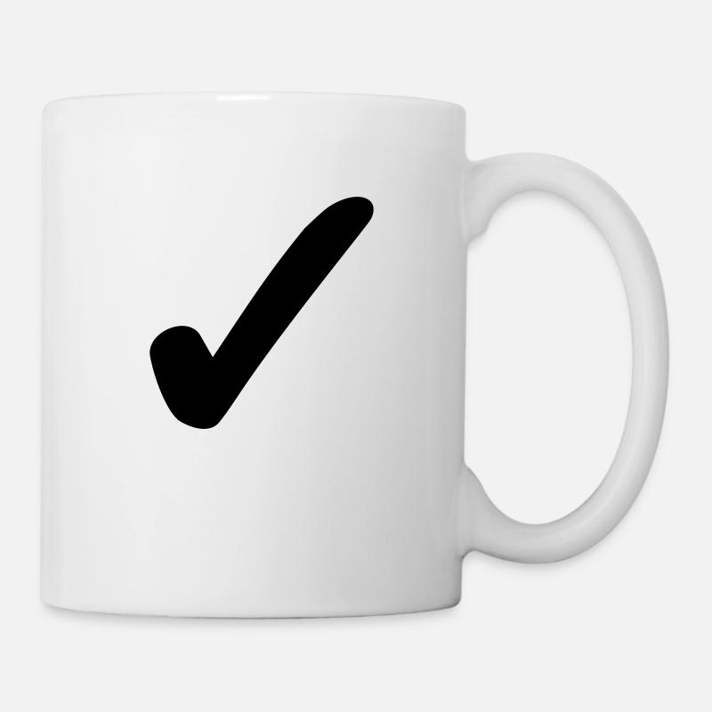 Ok - Oui - Alright - Fits - Mug blanc - blanc