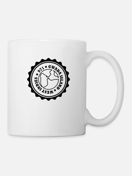 ecusson_gwada - Mug blanc - blanc