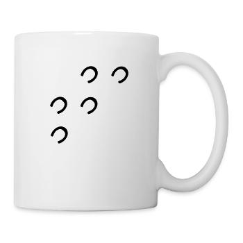 pferd - Tasse - Weiß - Rechts