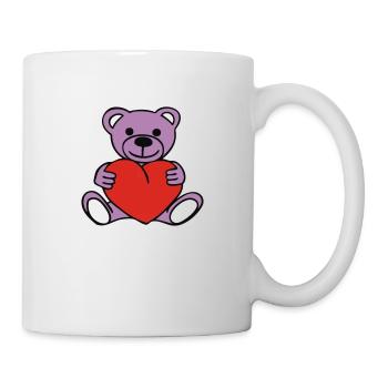 Pooh & heart - Mug - white - Right