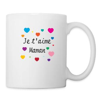 Je t'aime Maman - Mug - white - Right