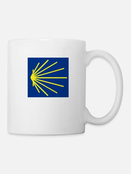 Jakobsweg - Tasse - Weiß