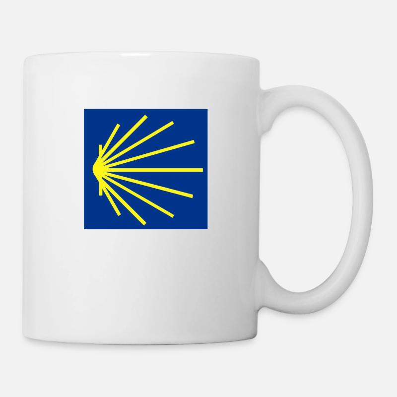 Jakobsweg - Tasse - Weiß