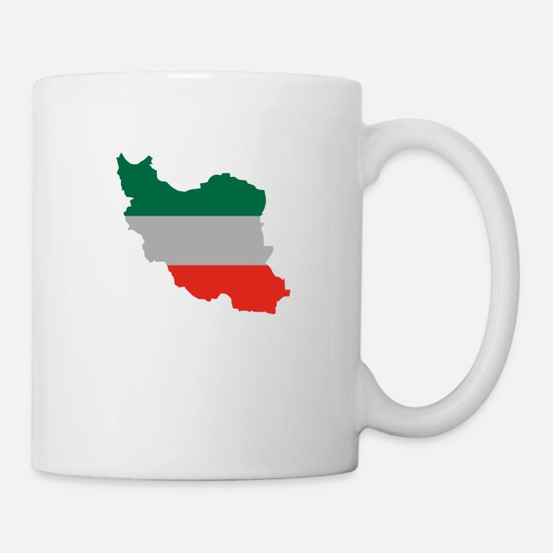 iran_flagg - Tasse - Weiß