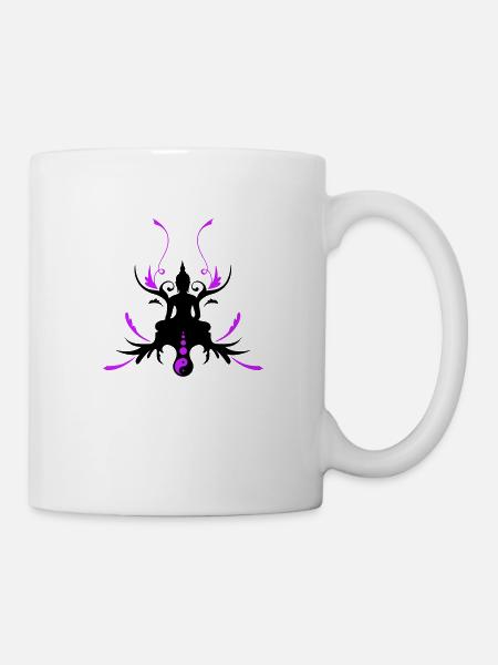 buddha_2f - Mug blanc - blanc