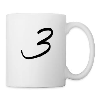 zahl_dani_3 - Tasse - Weiß - Rechts