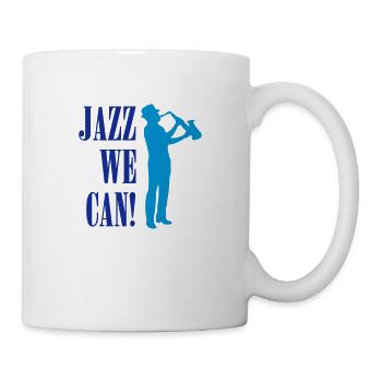 jazz_we_can_2c - Tasse - Weiß - Rechts