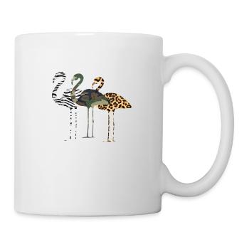 flamingos.png - Tasse - Weiß - Rechts