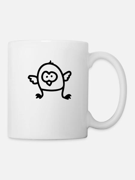Little Bird - Line - Mug blanc - blanc