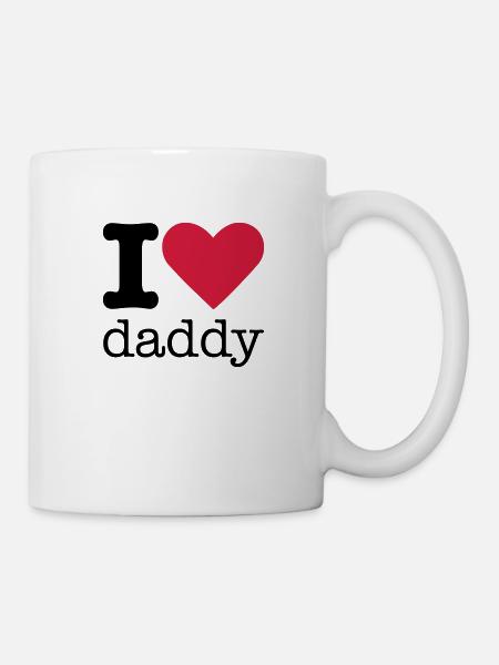 I Love Daddy - Mug blanc - blanc