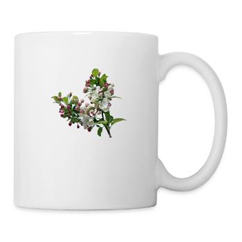 Frühling Apfelblüte - Tasse - Weiß - Rechts