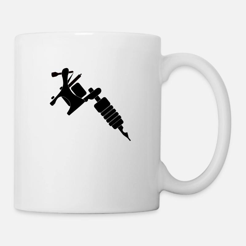 Machine à tatouer - Mug blanc - blanc