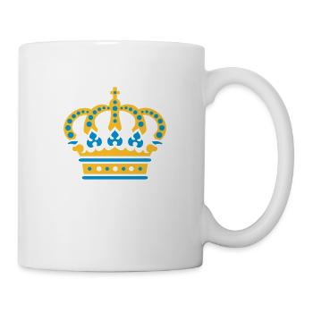 Couronne 01.1 - Mug blanc - blanc - Droite