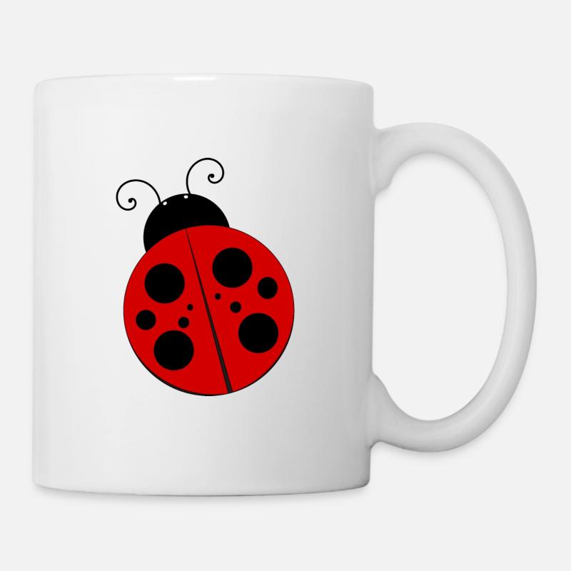 Marienkäfer - Tasse - Weiß