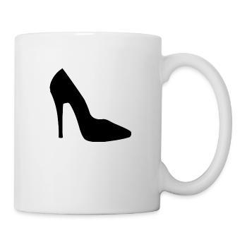 schuhe highheels schoes flipflops boots stiefel68 - Tasse - Weiß - Rechts