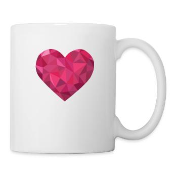 i love you ich liebe dich valentines day heart her - Tasse - Weiß - Rechts