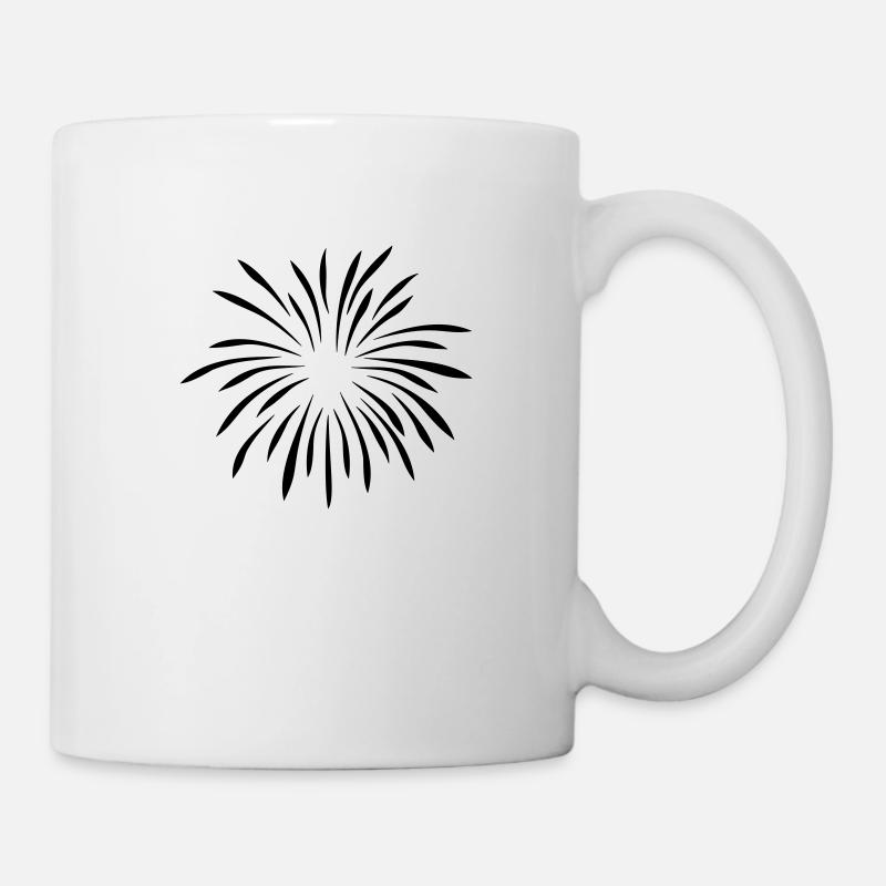 feuerwerk4 - Tasse - Weiß