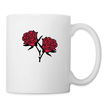 roses4 - Mug blanc - blanc - Droite