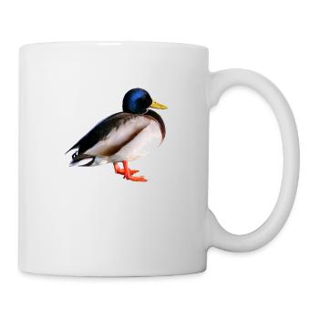 Wildente - Tasse - Weiß - Rechts