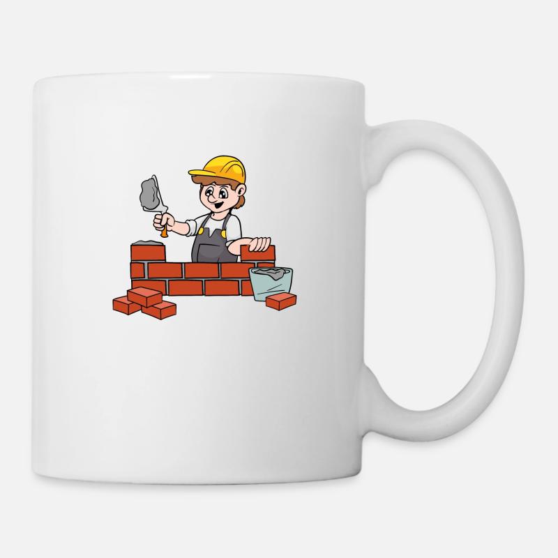 maçon - Mug blanc - blanc