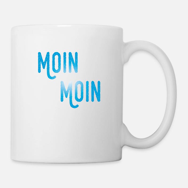 Moin Moin - Tasse - Weiß