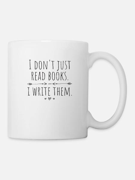 Auteurs écrivains écrivains disant - Mug blanc - blanc