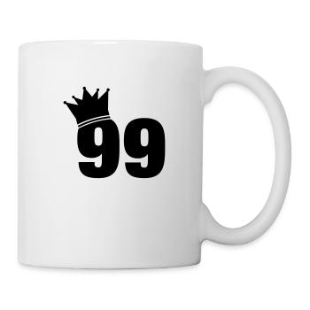 99_krone_f1 - Tasse - Weiß - Rechts