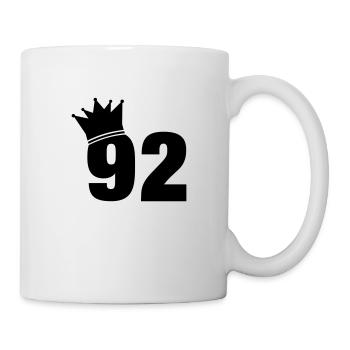 92_krone_f1 - Tasse - Weiß - Rechts