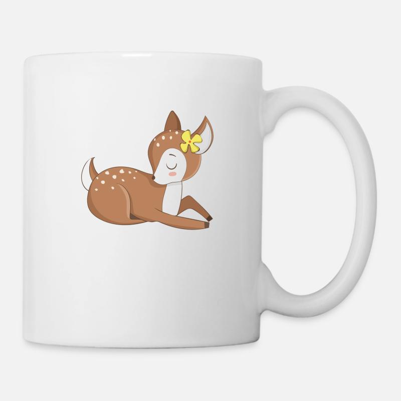 Tierbaby Rehkitz - Tasse - Weiß