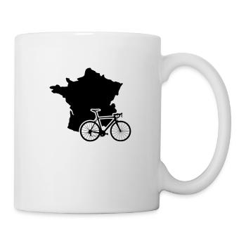 France Vélo - Mug blanc - blanc - Droite