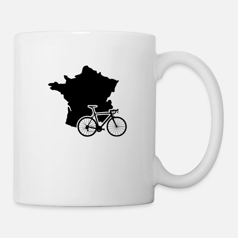 France Bicycle - Mug - white