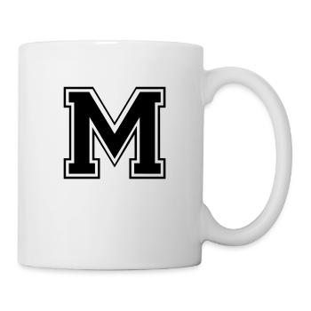 m - Tasse - Weiß - Rechts