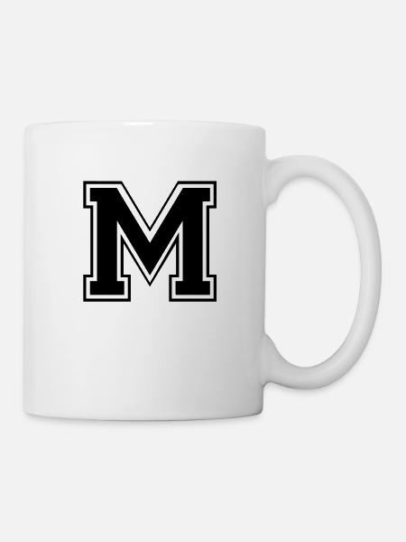 m - Mug - white